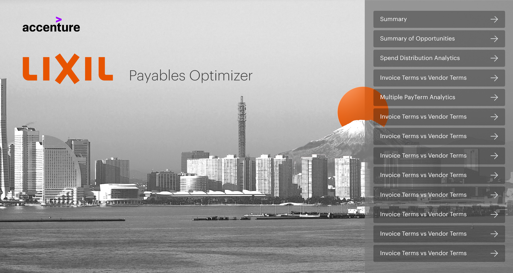 Landing Pages screen 3