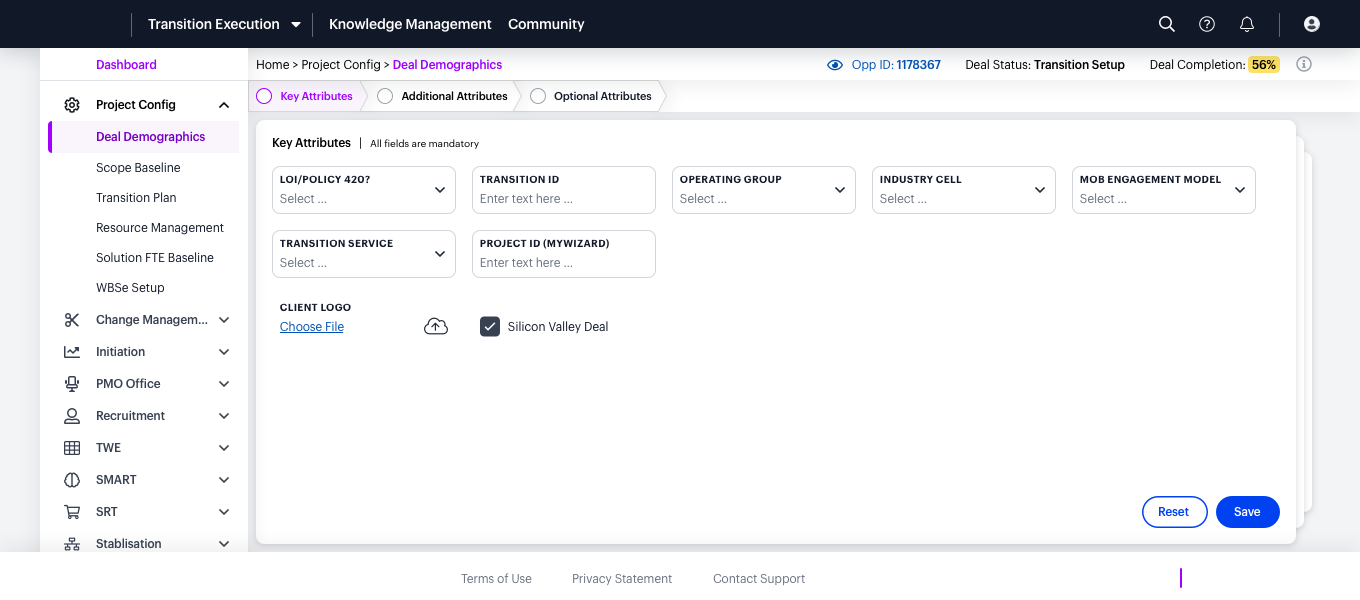 Nest — a guided workspace for configuring client transitions